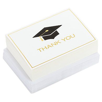 Hallmark 40-Count Graduation Cap Blank Thank You Cards