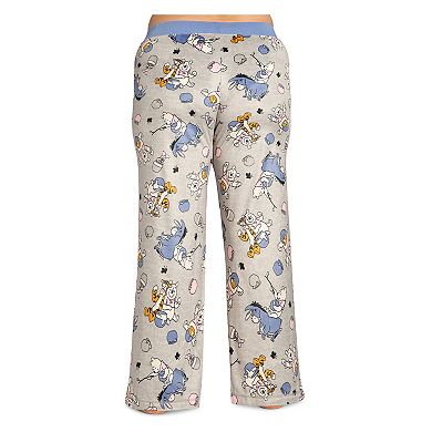 Plus Size Winnie The Pooh Fleece Pajama Pants