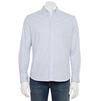Men's Sonoma Goods For Life® Long Sleeve Perfect Length Button-Down Shirt
