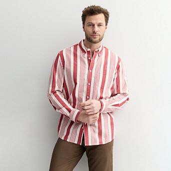 Men's Sonoma Goods For Life® Long Sleeve Perfect Length Button-Down Shirt