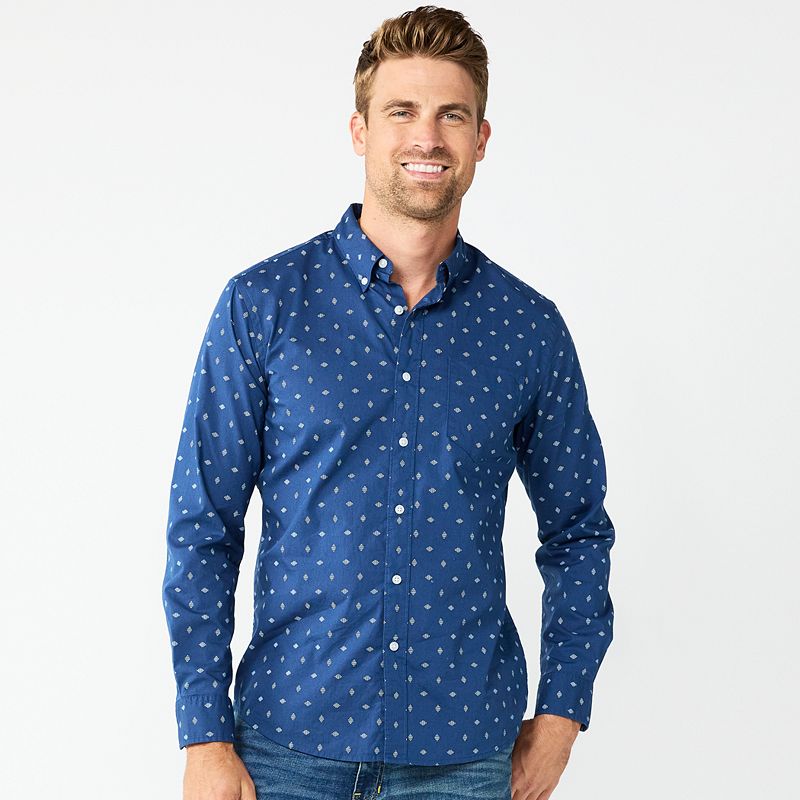 77204440 Mens Sonoma Goods For Life Perfect-Length Button-D