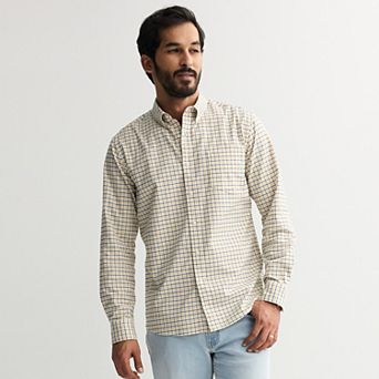 Men's Sonoma Goods For Life® Long Sleeve Perfect Length Button-Down Shirt