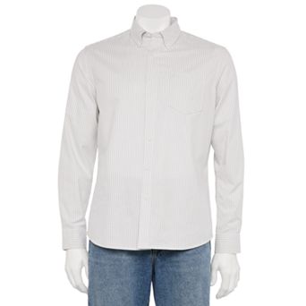 Men's Sonoma Goods For Life® Long Sleeve Perfect Length Button-Down Shirt
