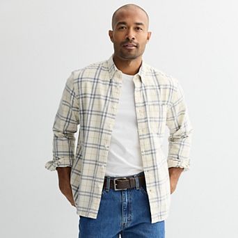 Men's Sonoma Goods For Life® Long Sleeve Perfect Length Button-Down Shirt