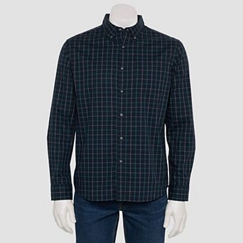 Men's Sonoma Goods For Life® Long Sleeve Perfect Length Button-Down Shirt