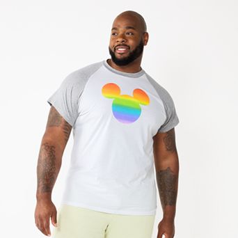 Disney's Mickey Mouse Big & Tall Rainbow Filled Ears Graphic Tee by Celebrate Together™
