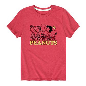 Boys 8-20 Peanuts Character Outline Graphic Tee