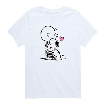 Boys 8-20 Peanuts Snoopy Hugging Graphic Tee