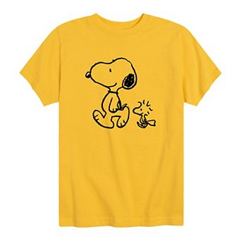 Boys 8-20 Peanuts Snoopy With Woodstock Graphic Tee