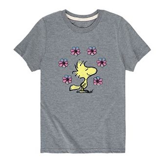 Boys 8-20 Peanuts Woodstock Floral Graphic Tee