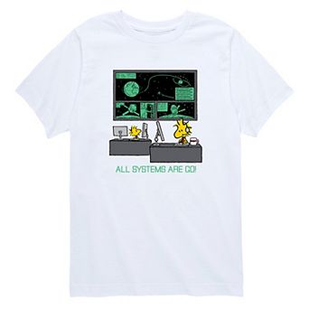 Boys 8-20 Peanuts All Systems Are Go Graphic Tee