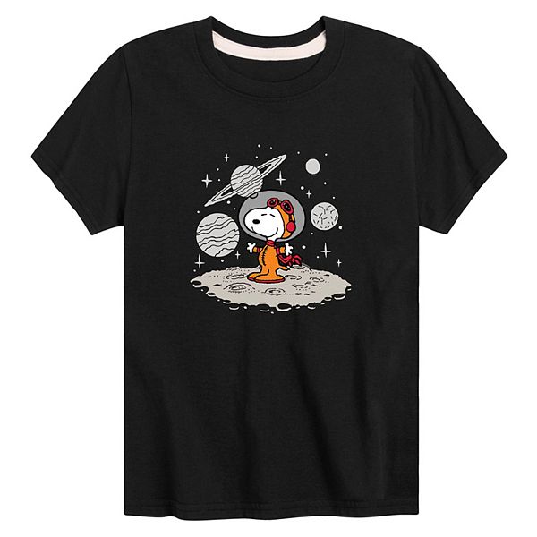 Boys 8-20 Peanuts Snoopy Planets Graphic Tee