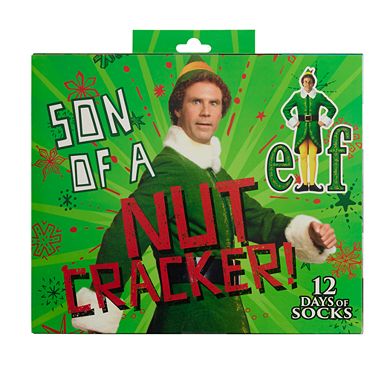 Men's 12 Days of Socks Elf Crew Socks