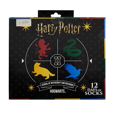Men's 12 Days of Socks Harry Potter Crew Socks