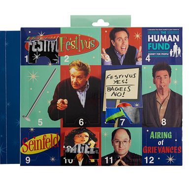 Men's 12 Days of Socks Seinfeld Crew Socks