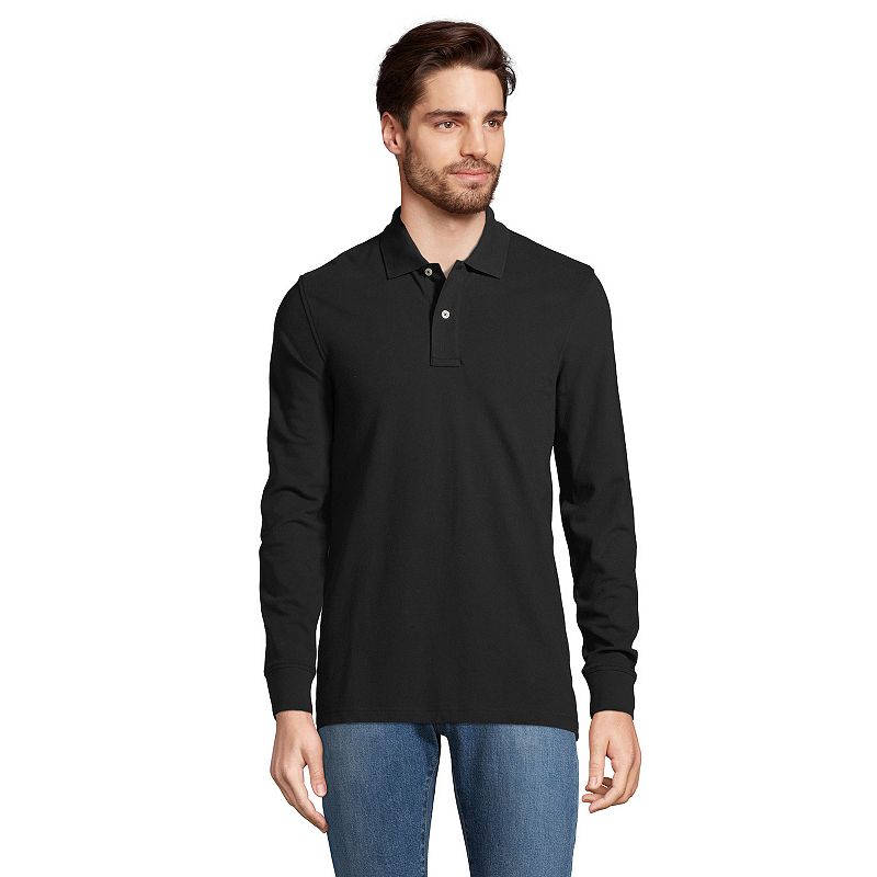 UPC 194743310523 product image for Big & Tall Lands' End Long Sleeve Comfort-First Mesh Polo, Men's, Size: Large Ta | upcitemdb.com