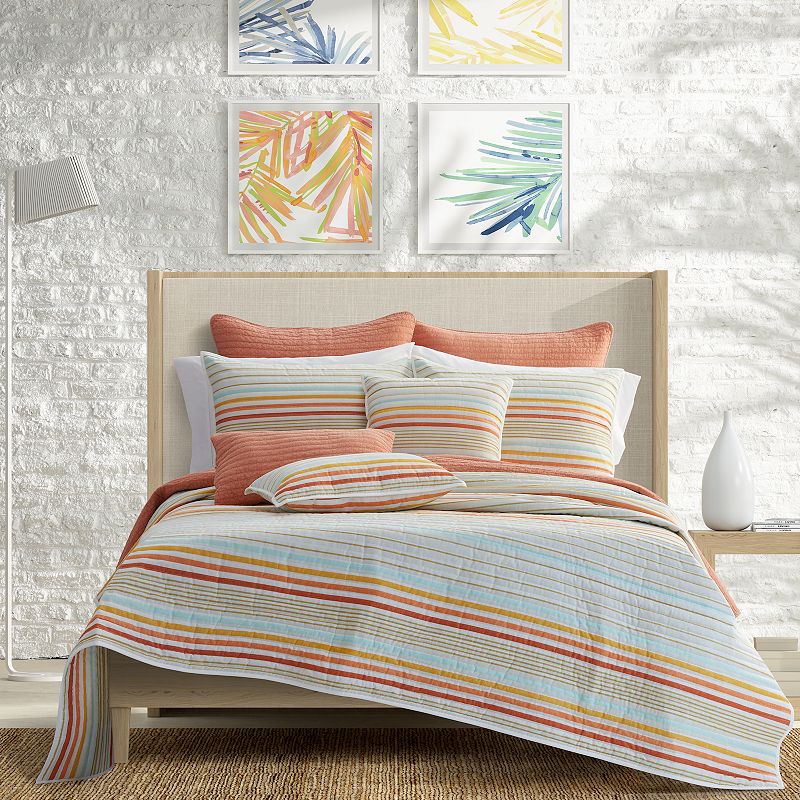 54608844 Five Queens Court Rebecca Quilt or Sham, Orange, S sku 54608844