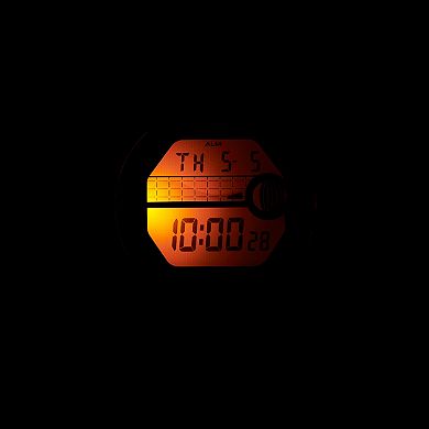 Mens Casio Round Black Digital Watch - WS1300H-1AV
