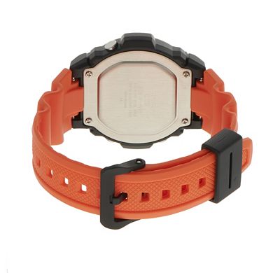 Men's Casio Orange & Black Digital Chronograph Watch - W219H-4AV