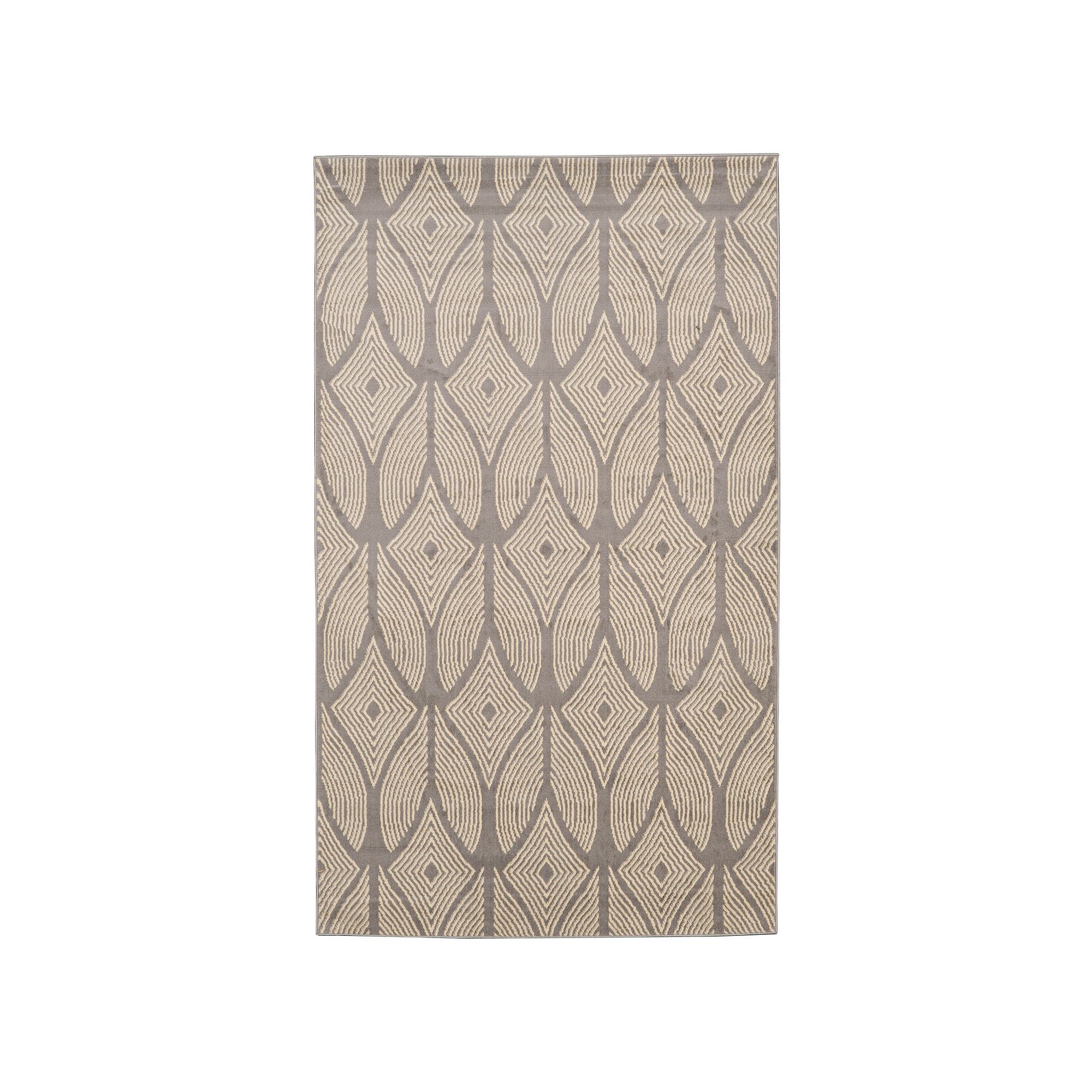 Linon Capri Henley Area Rug, Ivory Gray