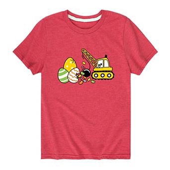 Boys 8-20 Easter Wrecking Ball Eggs Graphic Tee