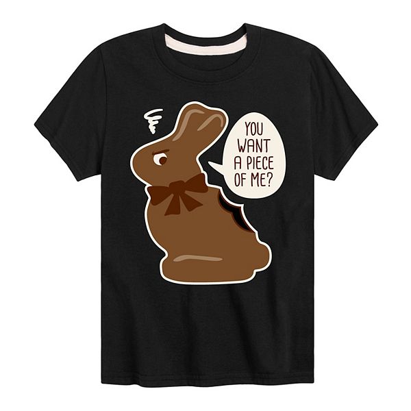 Boys 8-20 Spunky Chocolate Bunny Graphic Tee