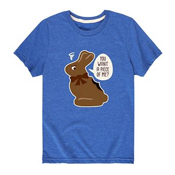 Boys 8-20 Spunky Chocolate Bunny Graphic Tee