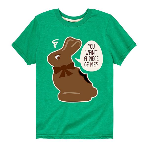 Boys 8-20 Spunky Chocolate Bunny Graphic Tee