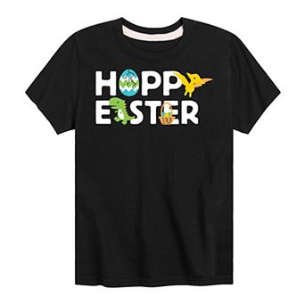 Boys 8-20 Happy Easter Dinosaur Graphic Tee