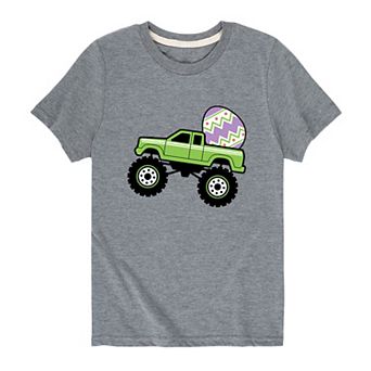 Boys 8-20 Monster Truck Easter Egg Graphic Tee