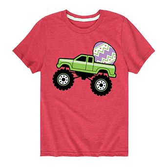 Boys 8-20 Monster Truck Easter Egg Graphic Tee