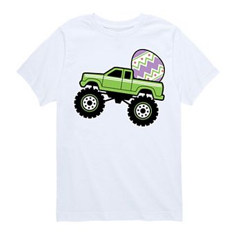 Boys 8-20 Monster Truck Easter Egg Graphic Tee