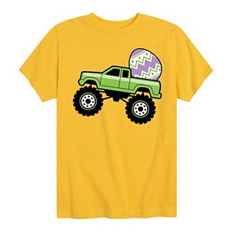 Boys 8-20 Monster Truck Easter Egg Graphic Tee