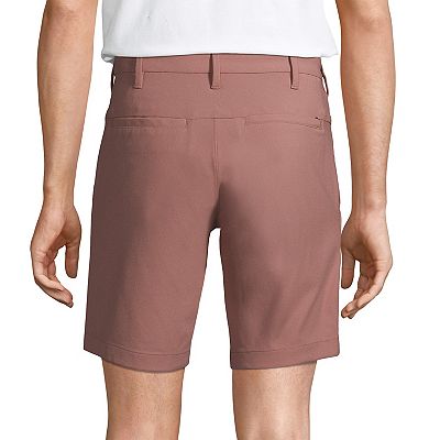 Men s Lands End Traditional Fit 9 inch Knit Performance Chino Shorts