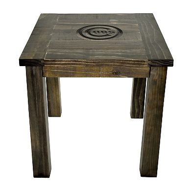 Chicago Cubs Reclaimed Side Table