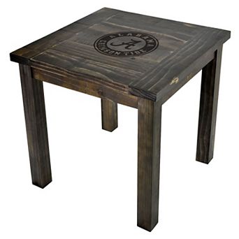 Alabama Crimson Tide Reclaimed Side Table