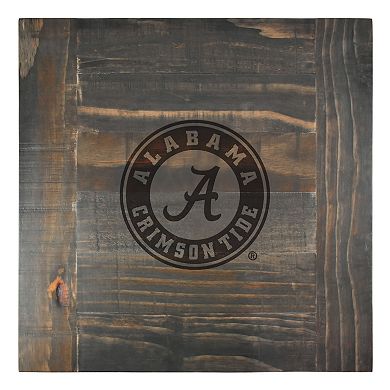 Alabama Crimson Tide Reclaimed Side Table