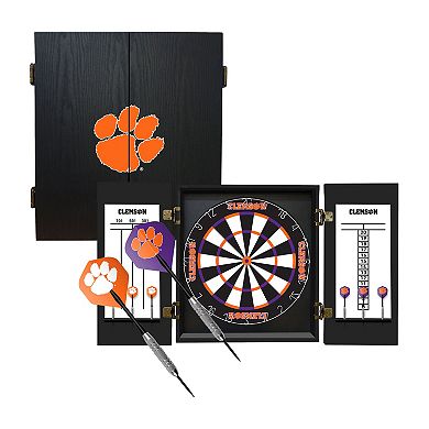 Clemson Tigers Fan's Choice Dartboard Set