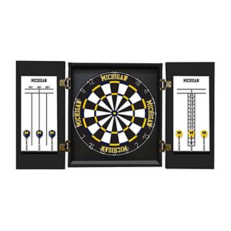 Michigan Wolverines Fan's Choice Dartboard Set