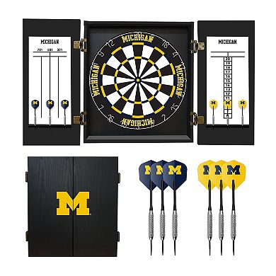 Michigan Wolverines Fan's Choice Dartboard Set