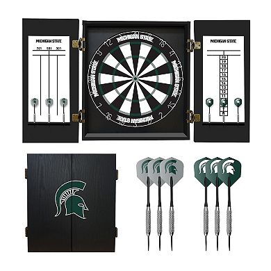 Michigan State Spartans Fan's Choice Dartboard Set