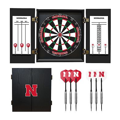 Nebraska Cornhuskers Fan's Choice Dartboard Set