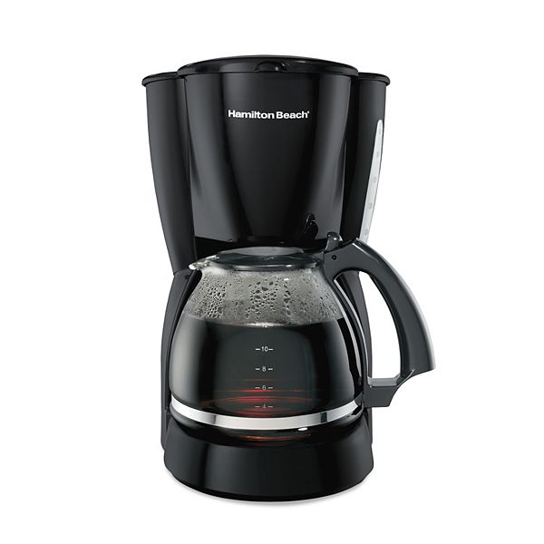 Hamilton Beach 12-Cup Black FrontFill Deluxe Programmable Coffee Maker