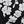Black White Floral