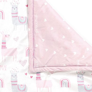 Lush Decor Llama Love Reversible Soft & Plush Oversized Soft Blanket