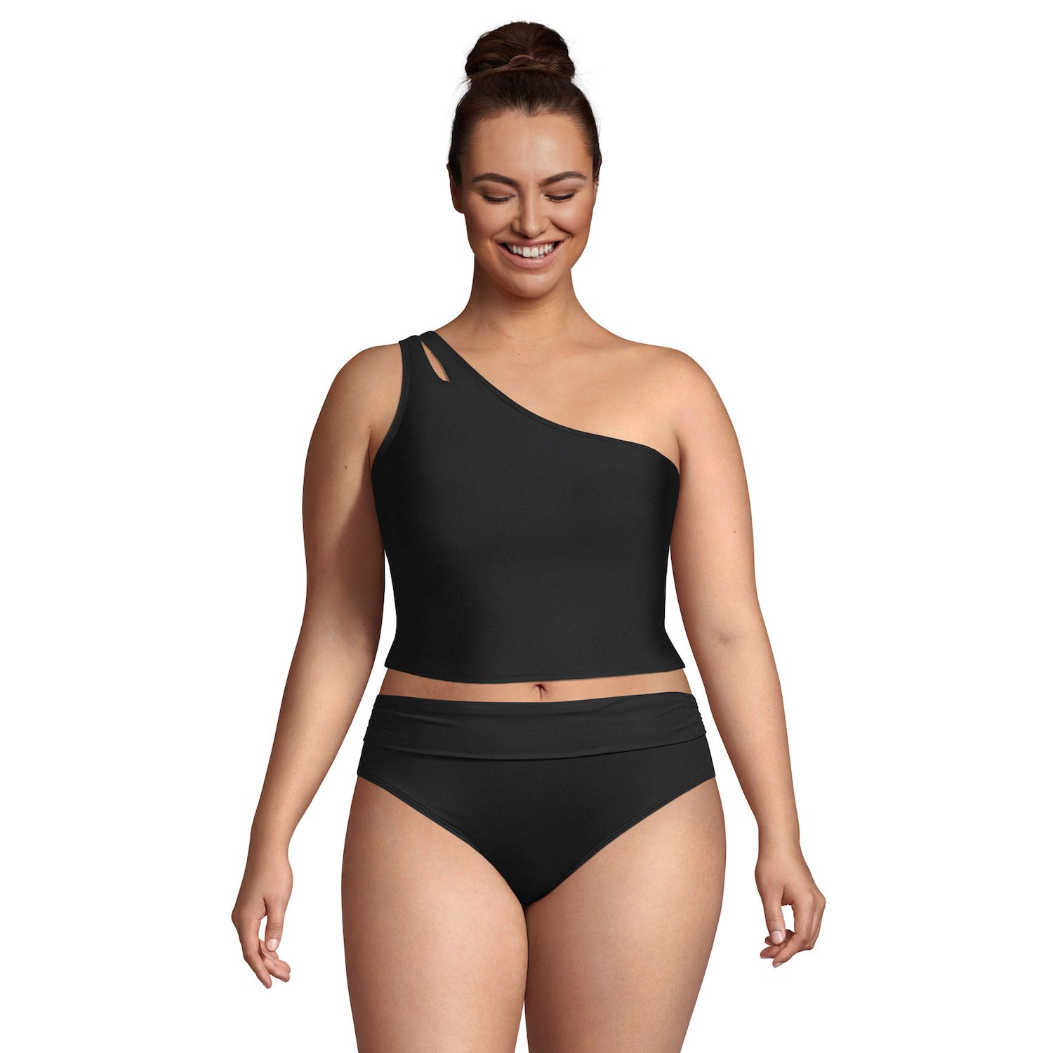 kohls plus size swim tops