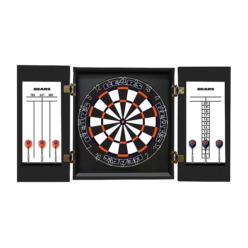 Chicago Bears Fan's Choice Dartboard Set, Team