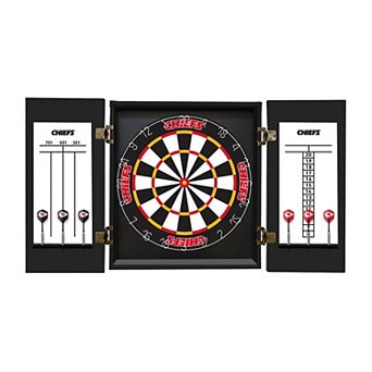Kansas City Chiefs Fan’s Choice Dartboard Set