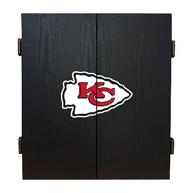 Kansas City Chiefs Fan’s Choice Dartboard Set