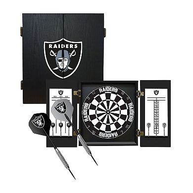 Las Vegas Raiders Fan’s Choice Dartboard Set